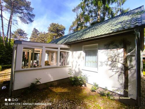 Hausansicht Terrasse rechts - 4 Zimmer Mehrfamilienhaus, Wohnhaus in Schwielowsee / Ferch
