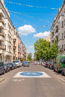 Blick in die Straße - 
