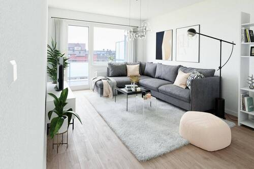 Bild 1 - 3-Zimmer-Wohnung mit großem Balkon
