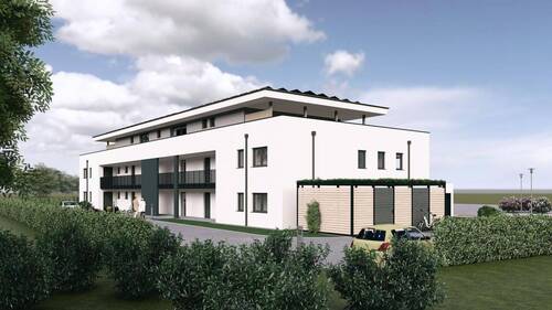 Ansicht von Nord-West - Etagenwohnung mit 58,30 m&sup2; in Julbach zum Kaufen