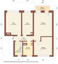 Grundriss - Etagenwohnung mit 75,00 m&sup2; in Rothenburg/Oberlausitz zur Miete