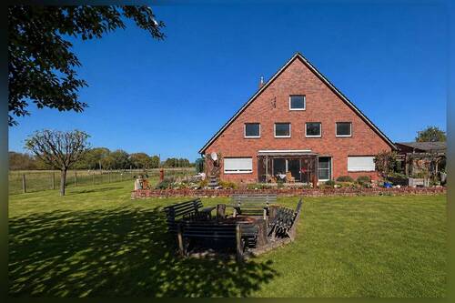 Südansicht - Garten - 9 Zimmer Bauernhaus, Landhaus zum Kaufen in Bocholt