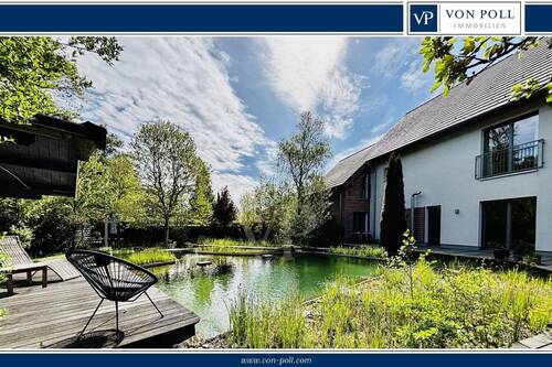 Titel - Natürlich Geborgen - zentral gelegenes Passivhaus mit Naturgarten und Schwimmteich