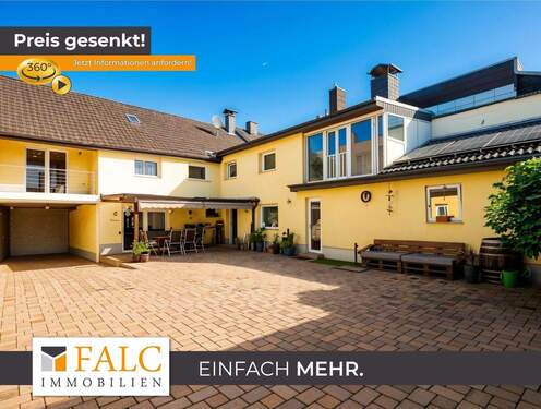 Hofansicht - (KI generiert) - Wohlfühlen, aber bitte großzügig !