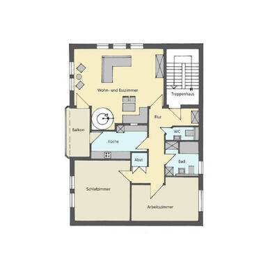 Gäste-/Arbeitszimmer - 