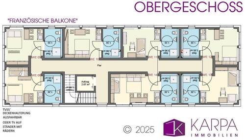 Obergeschoss Möbel - 