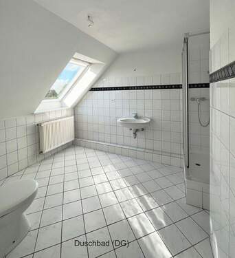 Duschbad im Dachgeschoss - 