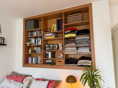 Einbauregal - 1 Zimmer Etagenwohnung in Ludwigshafen am Rhein