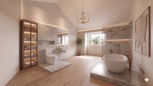 Badezimmer KI generiert - 