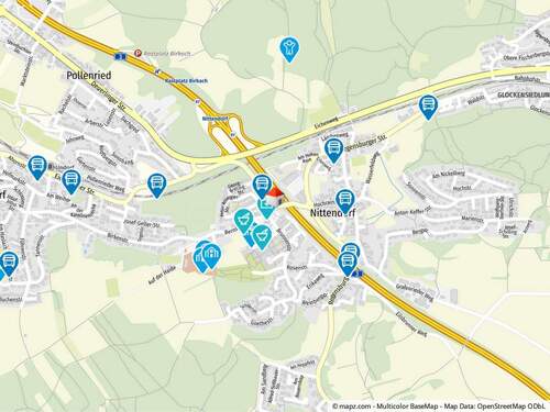 Geolyzer Kartenausschnitt - 