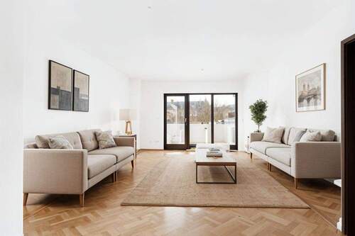 Wohnzimmer KI 2 - 3 Zimmer Etagenwohnung in Höchberg