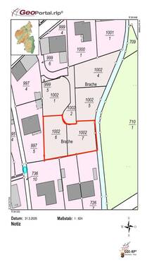 Lageplan Geoportal - 