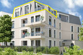 Rückseite - Provisionsfreies Penthouse in Dresden-Cotta mit Loggia & Neubaukomfort
