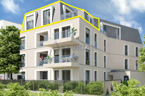 Rückseite - Provisionsfreies Penthouse in Dresden-Cotta mit Loggia & Neubaukomfort