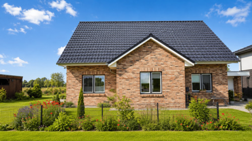 Hausansicht vorne - 5 Zimmer Einfamilienhaus zum Kaufen in Ottersberg