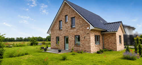 Hausansicht seite - 5 Zimmer Einfamilienhaus in Ottersberg