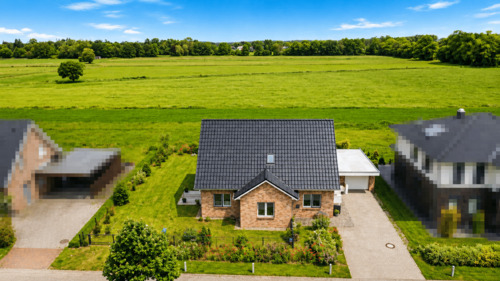 Grundstück oben - Einfamilienhaus mit 173,40 m&sup2; in Ottersberg zum Kaufen