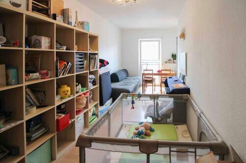 Wohn-und Esszimmer - 2 Zimmer Etagenwohnung in Mannheim