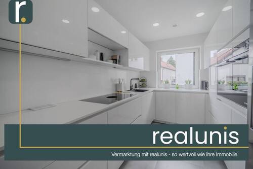 Einbauküche EG - Leben, Arbeiten, Genießen - Flexibles EFH mit KfW-55 & Einliegerwohnung - exklusiv bei realunis