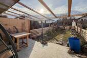 Terrasse_Garten - Bezugsfrei nach Absprache: Gepflegtes 4-Zi-Reihenmittelhaus mit Garage in Bad Aibling
