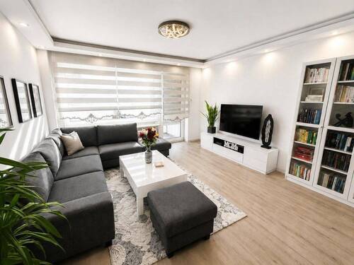 Wohnzimmer - Einziehen und wohlfühlen: helle 3-Zimmer-Wohnung mit Südwest-Balkon, Küche, Stellplatz