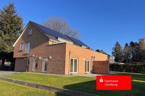 Gartenansicht - Ihr neues Zuhause - modern, nachhaltig & perfekt angebunden