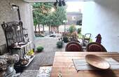 Terrasse neben dem Wohnzimmer - 7 Zimmer Einfamilienhaus in Ahlen