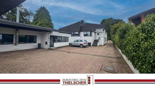 0 - Adolfosee: Wohnhaus mit Einliegerwohnung, Büro, Lager, 5 Garagen und ausreichend Stellfläche