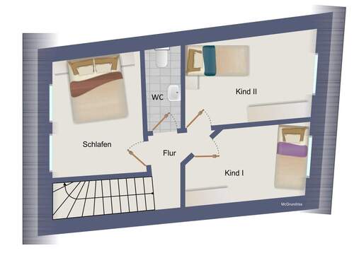 Haus 2 - Dachgeschoss - 