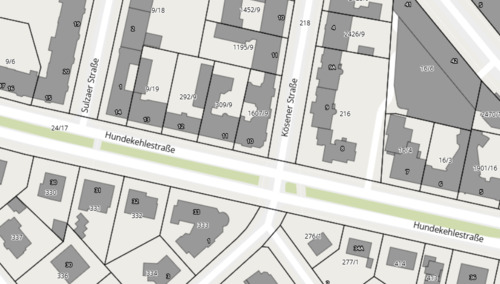 Lageplan - 5 Zimmer Etagenwohnung zum Kaufen in Berlin
