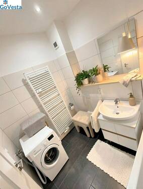 Badezimmer - Etagenwohnung mit 52,00 m&sup2; in Leipzig zur Miete