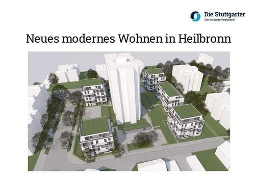 Expose Vogelperspektive Wohnanlage.jpg - 2 Zimmer Etagenwohnung in Heilbronn