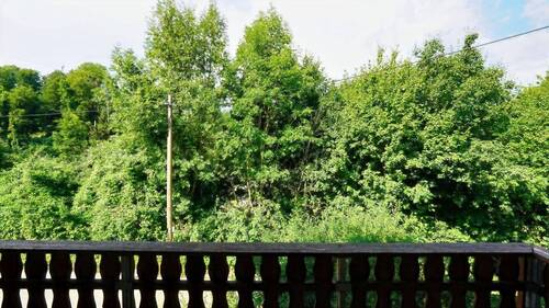 Blick ins Grüne vom Balkon - 