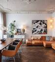 Wohnzimmer - Exklusive Design-Altbauwohnung nahe Markthalle Neun