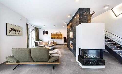 Ansicht Wohnzimmer - 7 Zimmer Einfamilienhaus zum Kaufen in Großrosseln