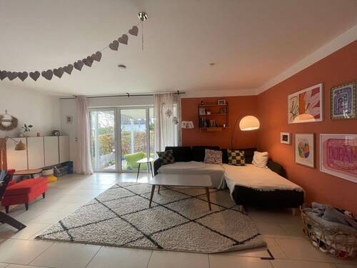 Wohnzimmer - 5 Zimmer Doppelhaushälfte in Spenge