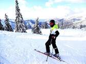 Skifahren im Winter - 