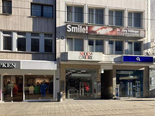 Vorderansicht - Ladenfläche in Top-1-A-Lage der Kasseler Fußgängerzone