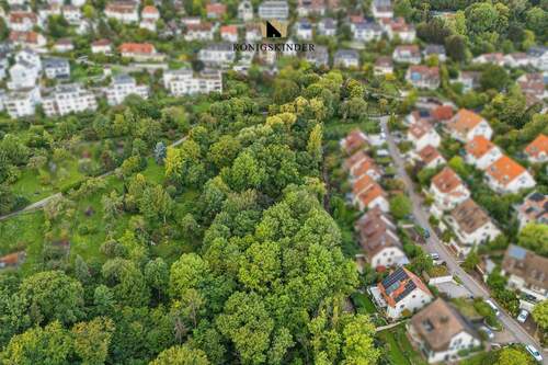 Blick von oben - Grundstück zum Kaufen in Stuttgart Heumaden / Lederberg