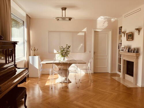 Essbereich mit Kamin - 