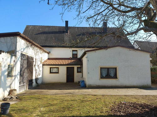 Ansicht Westen-Hintereingang - Mehrfamilienhaus, Wohnhaus mit 280,00 m² in Kleinsendelbach zum Kaufen
