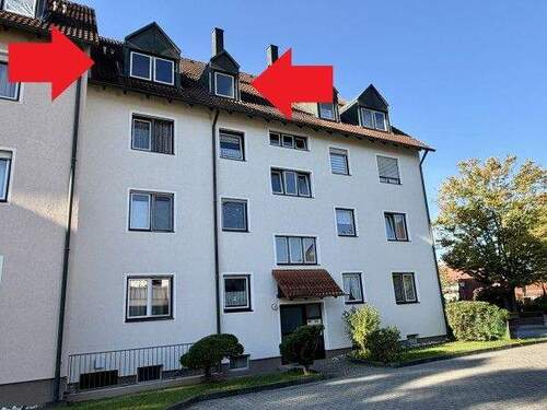 Vorderseite - Gemütliche kleine 3 ZW im DG ideal für Immobilien Einsteiger