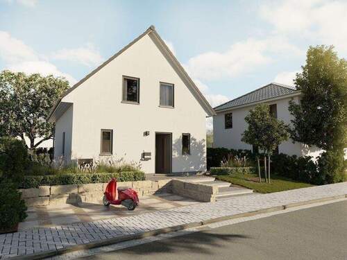 3 - FürDich-Strassenansicht.jpg - Einfamilienhaus mit 106,00 m&sup2; in Gardelegen zum Kaufen