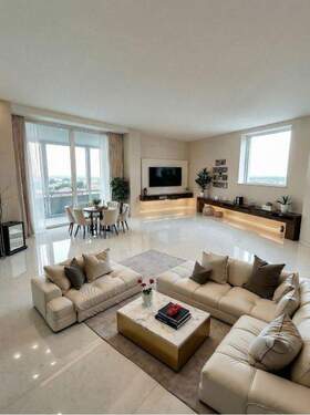 KI generiertes Wohnzimmer - 4 Zimmer Etagenwohnung in Dortmund