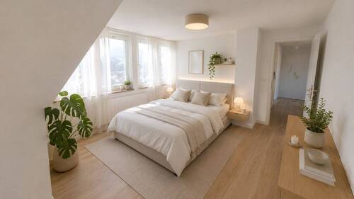 Elternschlafzimmer - 3 Zimmer Etagenwohnung in Bad Nauheim