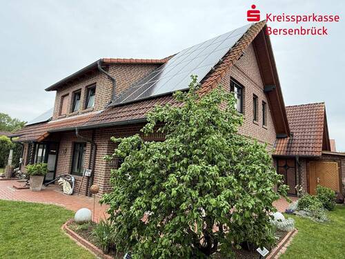 Gartenansicht - 7 Zimmer Einfamilienhaus zum Kaufen in Eggermühlen