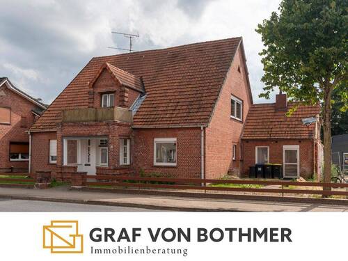 Straßenansicht - Platzwunder! Sanierungsobjekt zentral in Lauenbrück