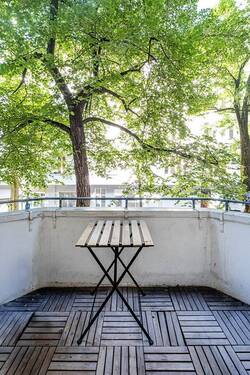 Balkon mit Nordostausrichtung - 3 Zimmer Etagenwohnung in Berlin