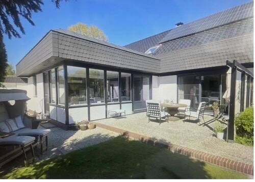 Terassenbereich vom Esszimmer - Einfamilienhaus mit 226,00 m&sup2; in Handewitt zum Kaufen