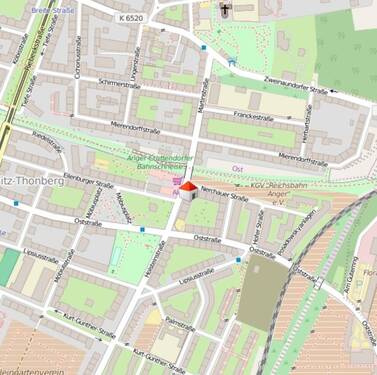 Karte - 2 Zimmer Etagenwohnung in Leipzig